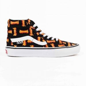 Vans Skate SK8-Hi Sneakers Thrasher Logo Black Multi VN0A5FCCBML Shoes NIB Skate